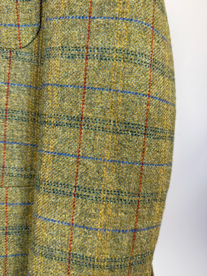 Giacca De Paz tweed verde finestrato - tg. 58