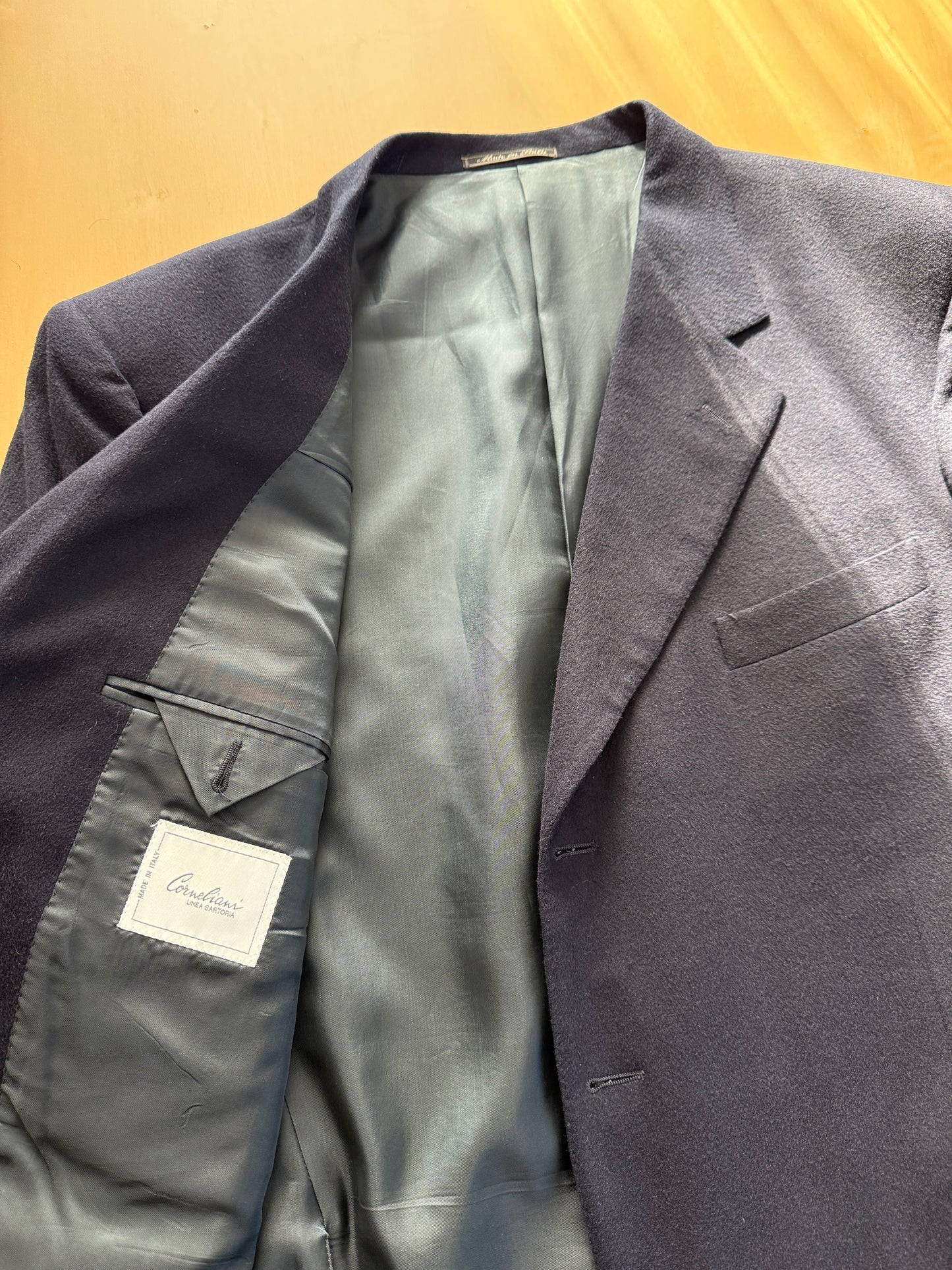 Giacca Corneliani in panno di lana blu - tg. 56