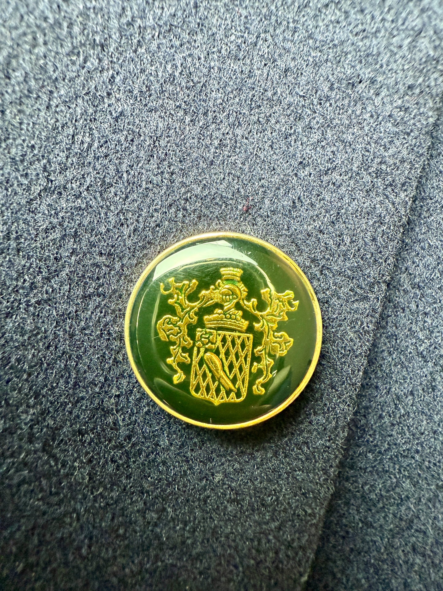 Blazer navy anni ‘80 in panno di lana - tg. 56