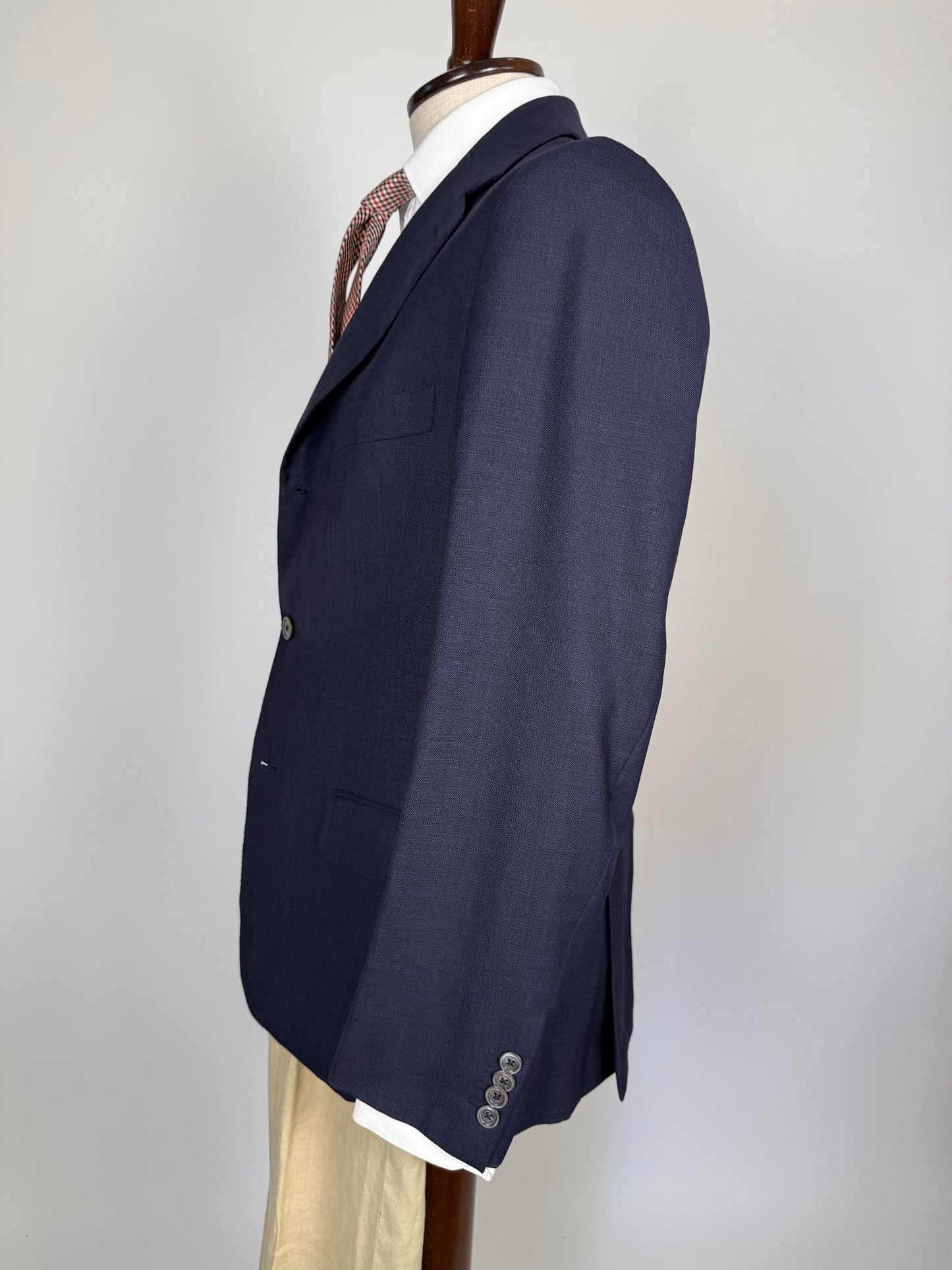 Giacca Aquascutum estiva hopsack blu- tg. 48