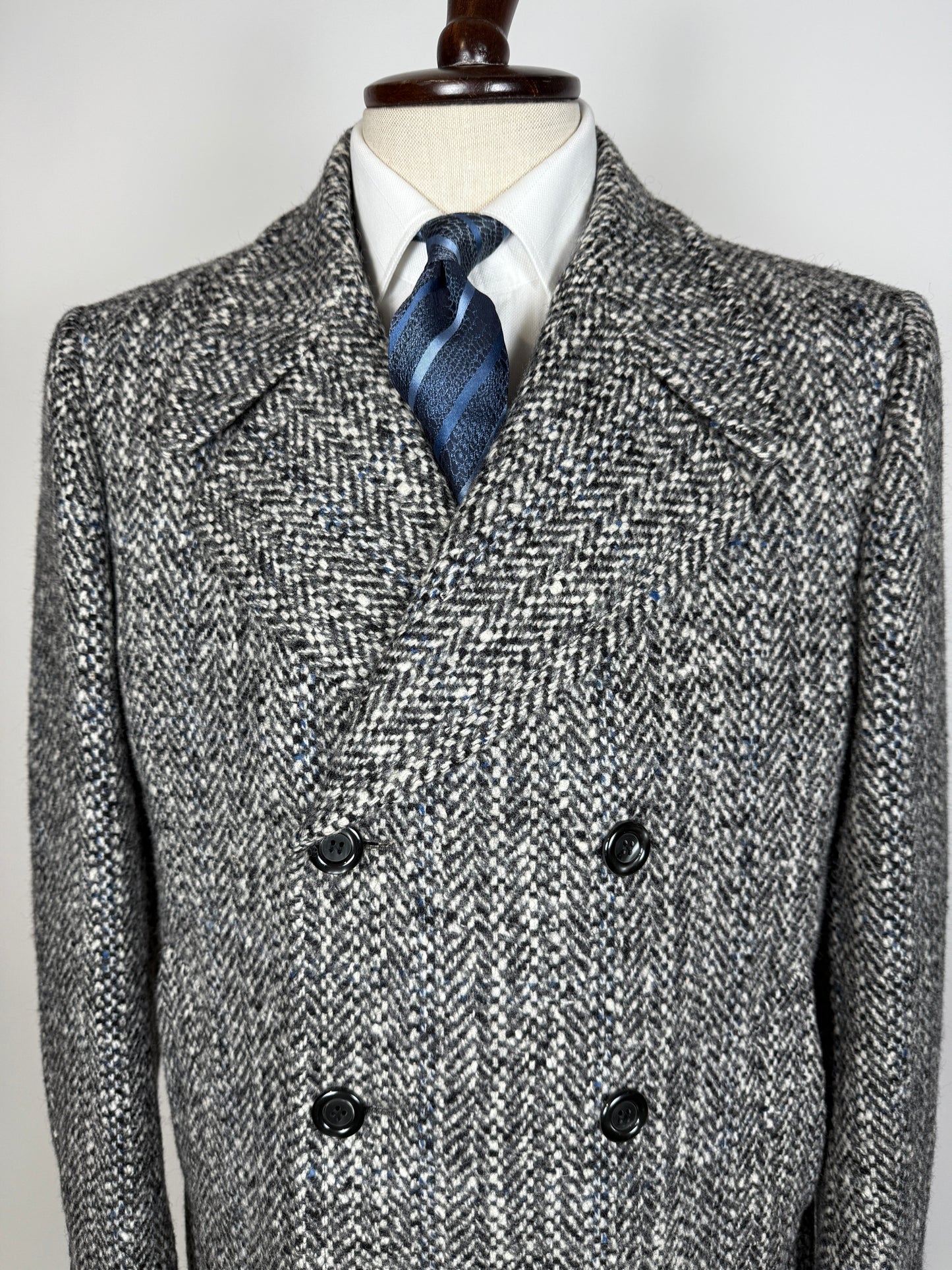 Cappotto doppiopetto in tweed anni ‘60/‘70 - tg. 46-50