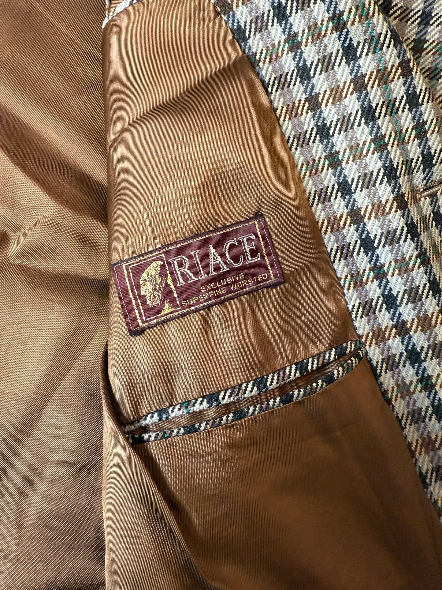 Giacca anni ‘70/‘80 quadri check - tg. 58