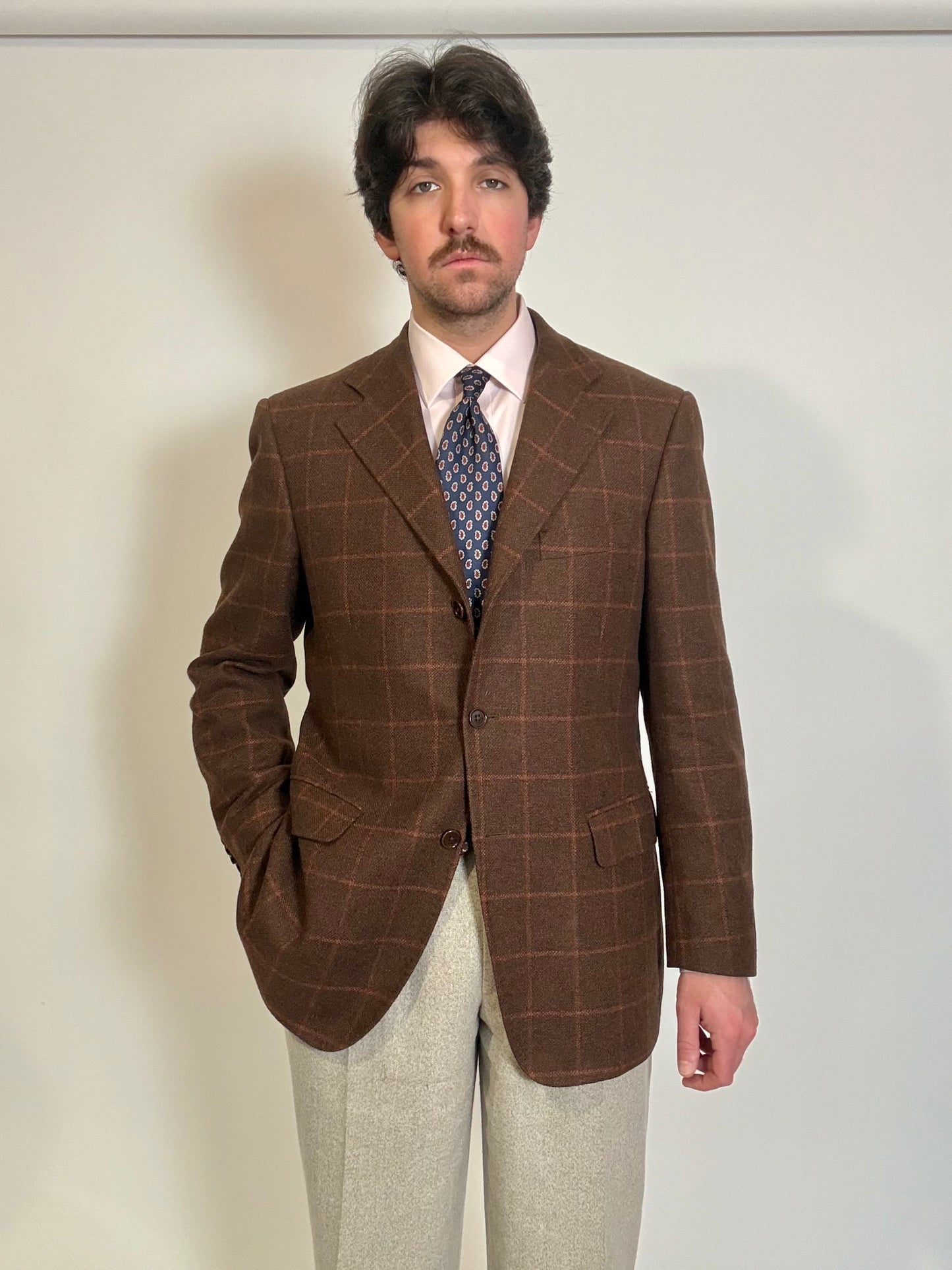 Giacca Lardini lana e cashmere finestrata - tg. 52