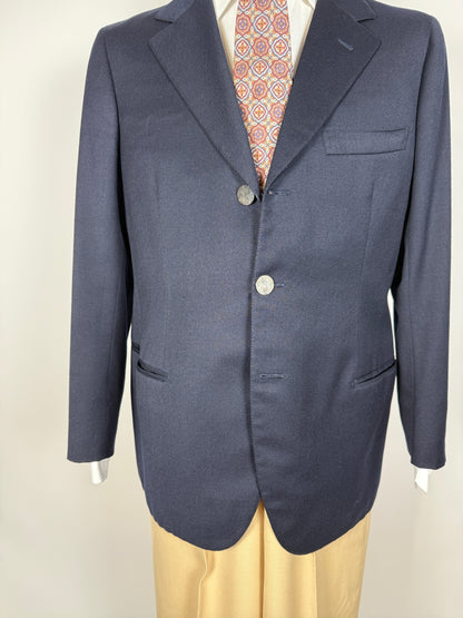 Blazer navy sartoriale anni ‘70 - tg. 50