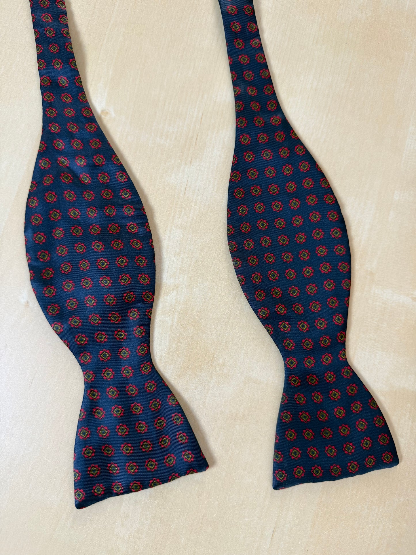 Papillon vintage navy micro fantasia