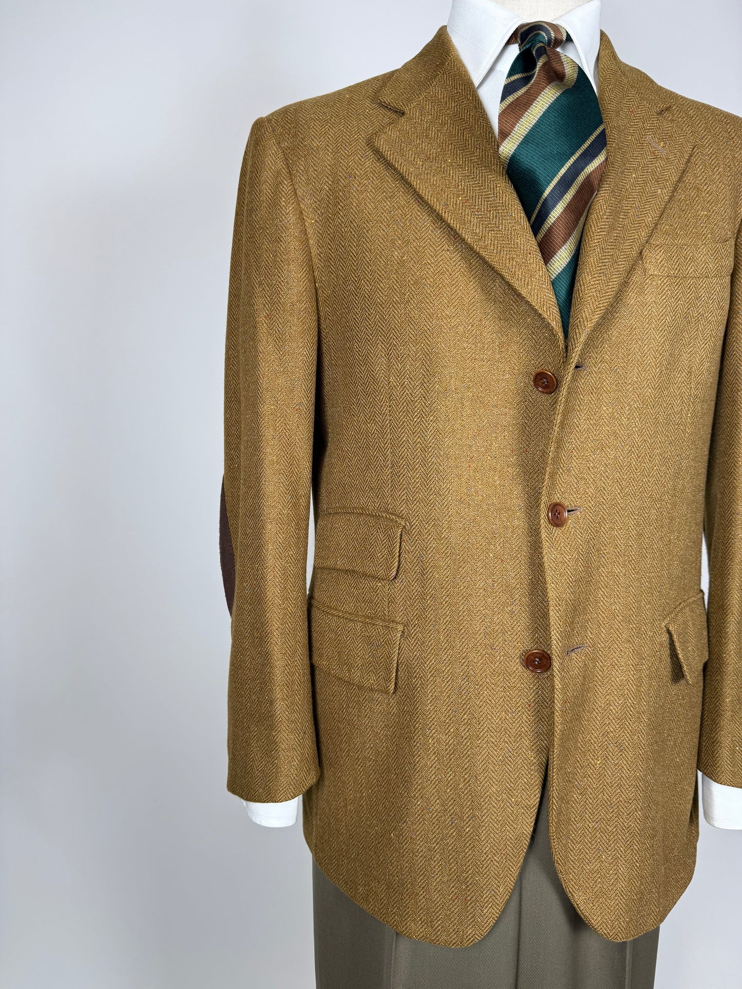 Giacca anni '90 100% cashmere donegal tess. Loro Piana - tg. 50/52