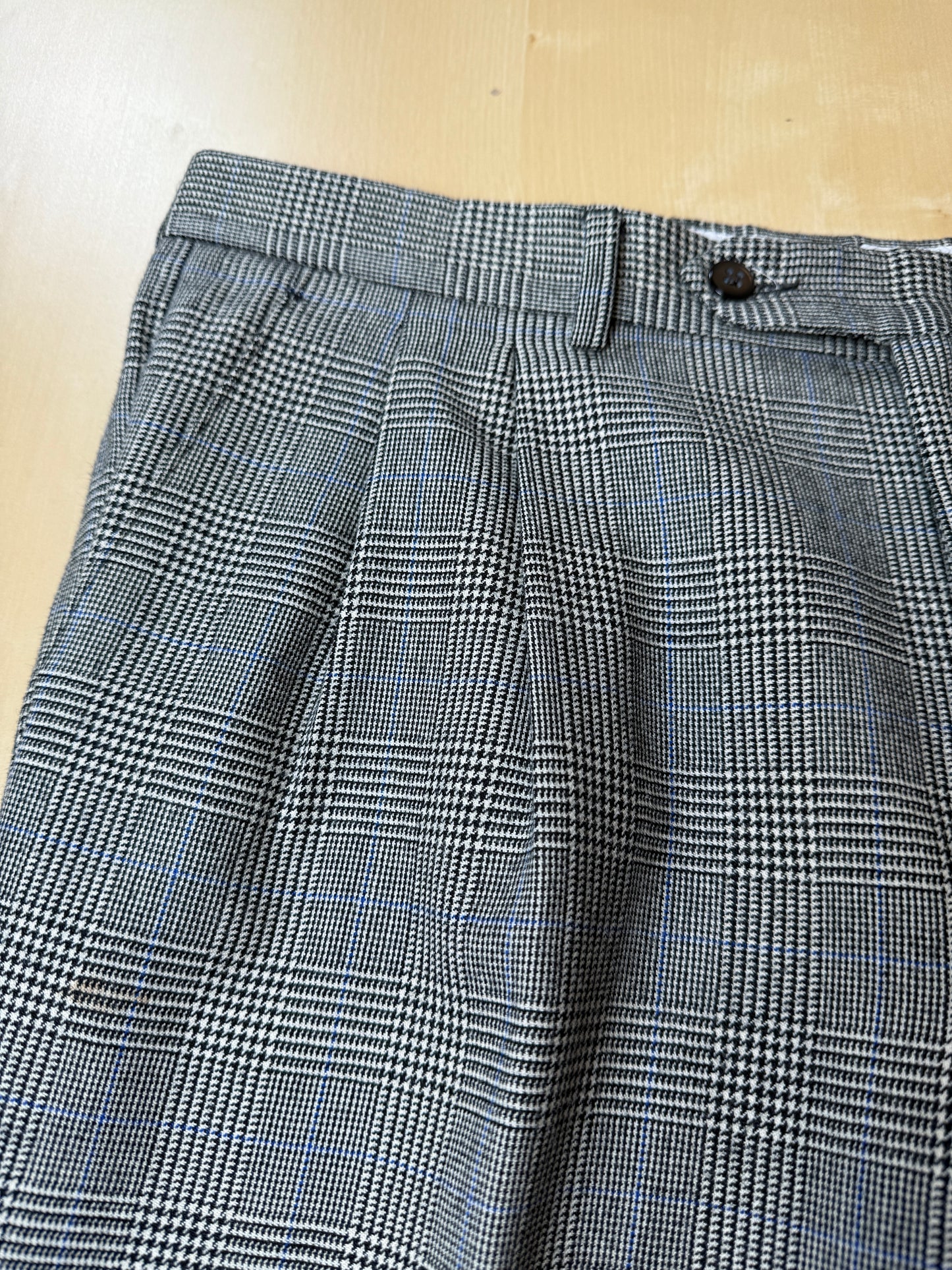 Completo anni ‘80 in flanella principe di Galles - tg. 50