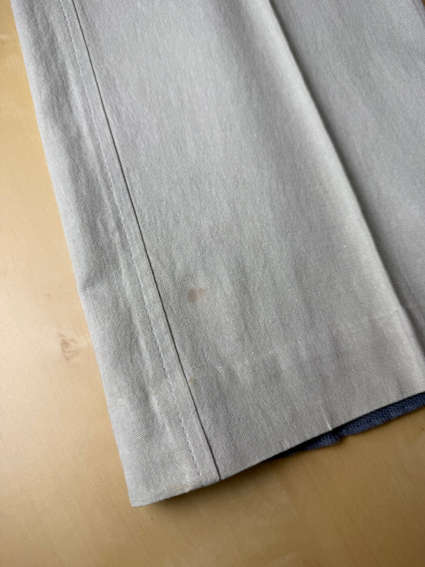 Pantaloni in misto lino anni ‘80 color avorio - tg. 50