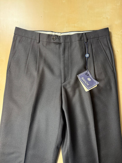 Pantaloni flanella verde scuro anni '80 (NOS) - tg. 48/50
