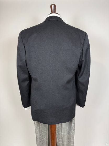 Giacca Pal Zileri doppiopetto anni ‘80 flanella blu - tg. 48