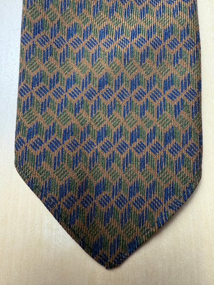 Cravatta vintage in lana sfoderata