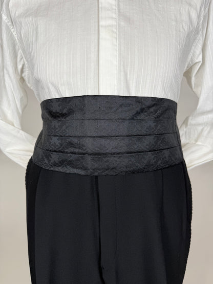 Fascia da smoking Pal Zileri in seta damascata - 113 cm