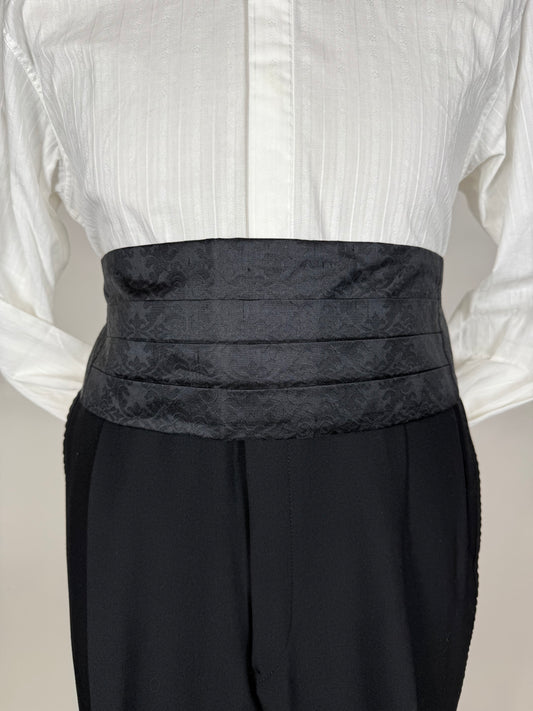 Fascia da smoking Pal Zileri in seta damascata - 113 cm