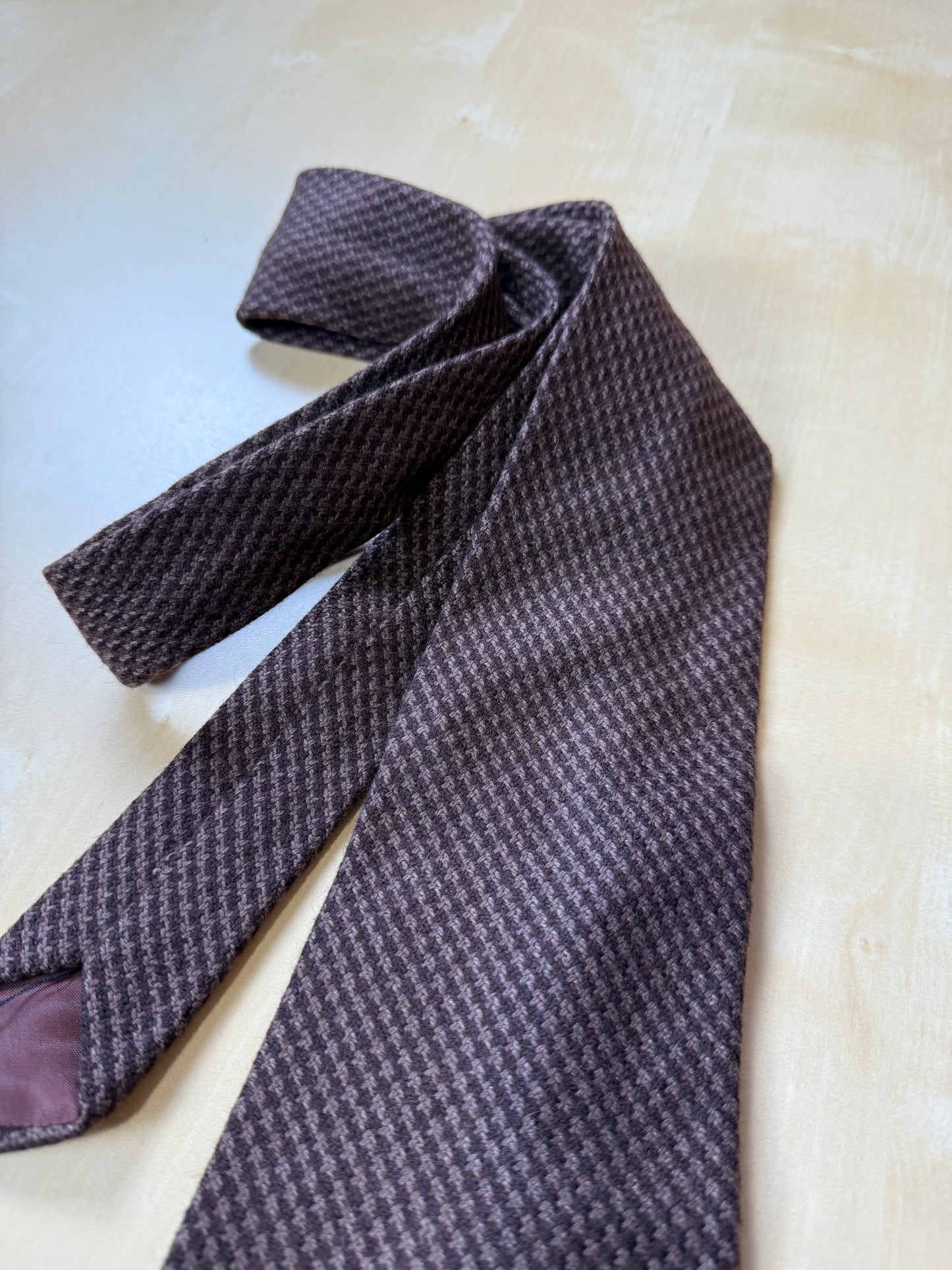 Cravatta scozzese in puro cashmere