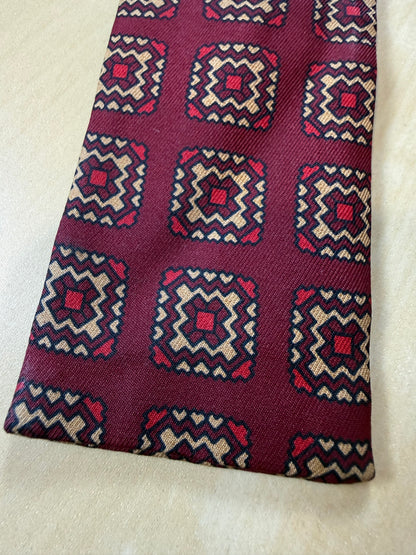 Papillon vintage bordeaux micro fantasia