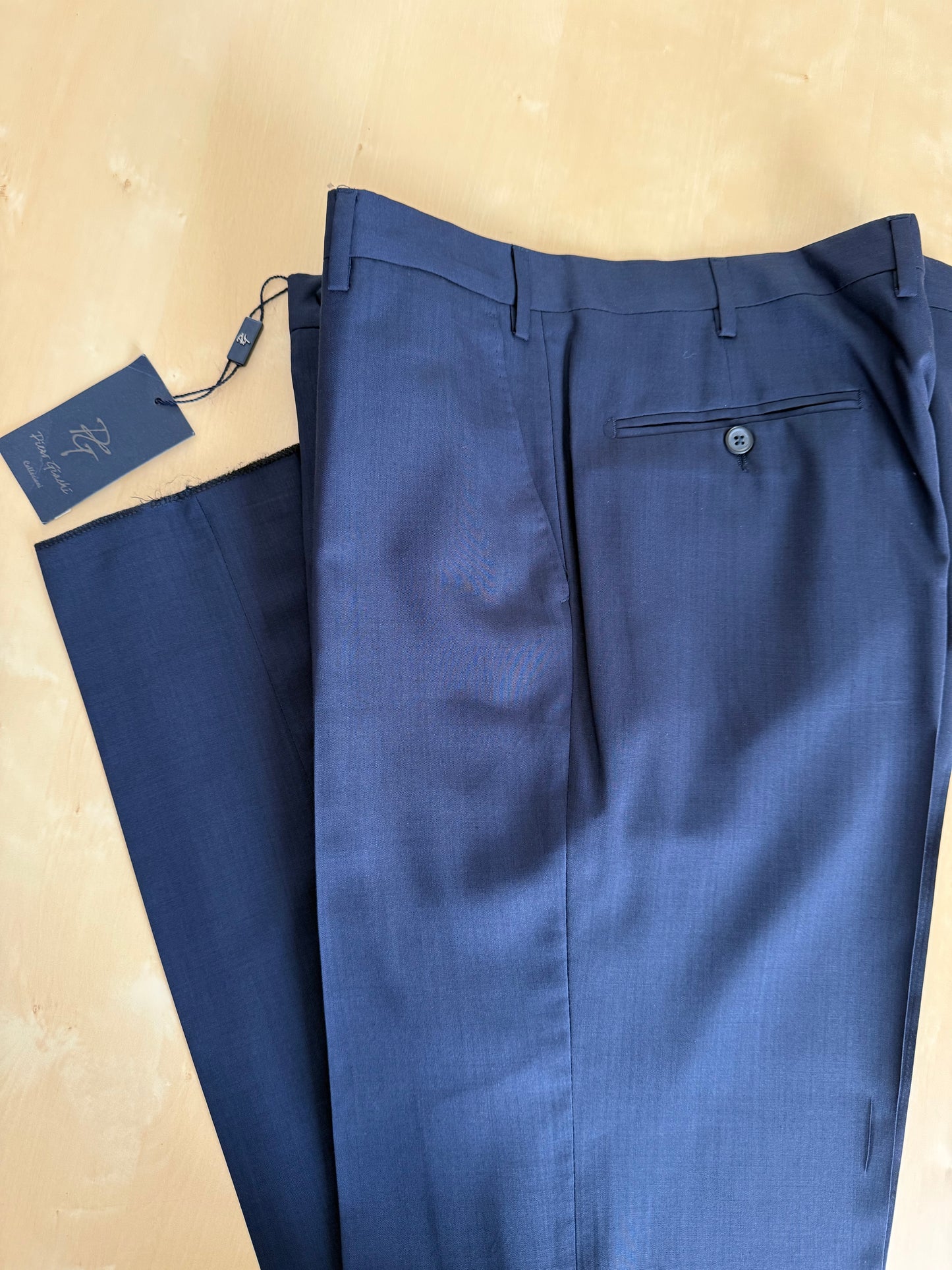 Pantaloni fresco lana blu navy (NOS) - tg. 52/54