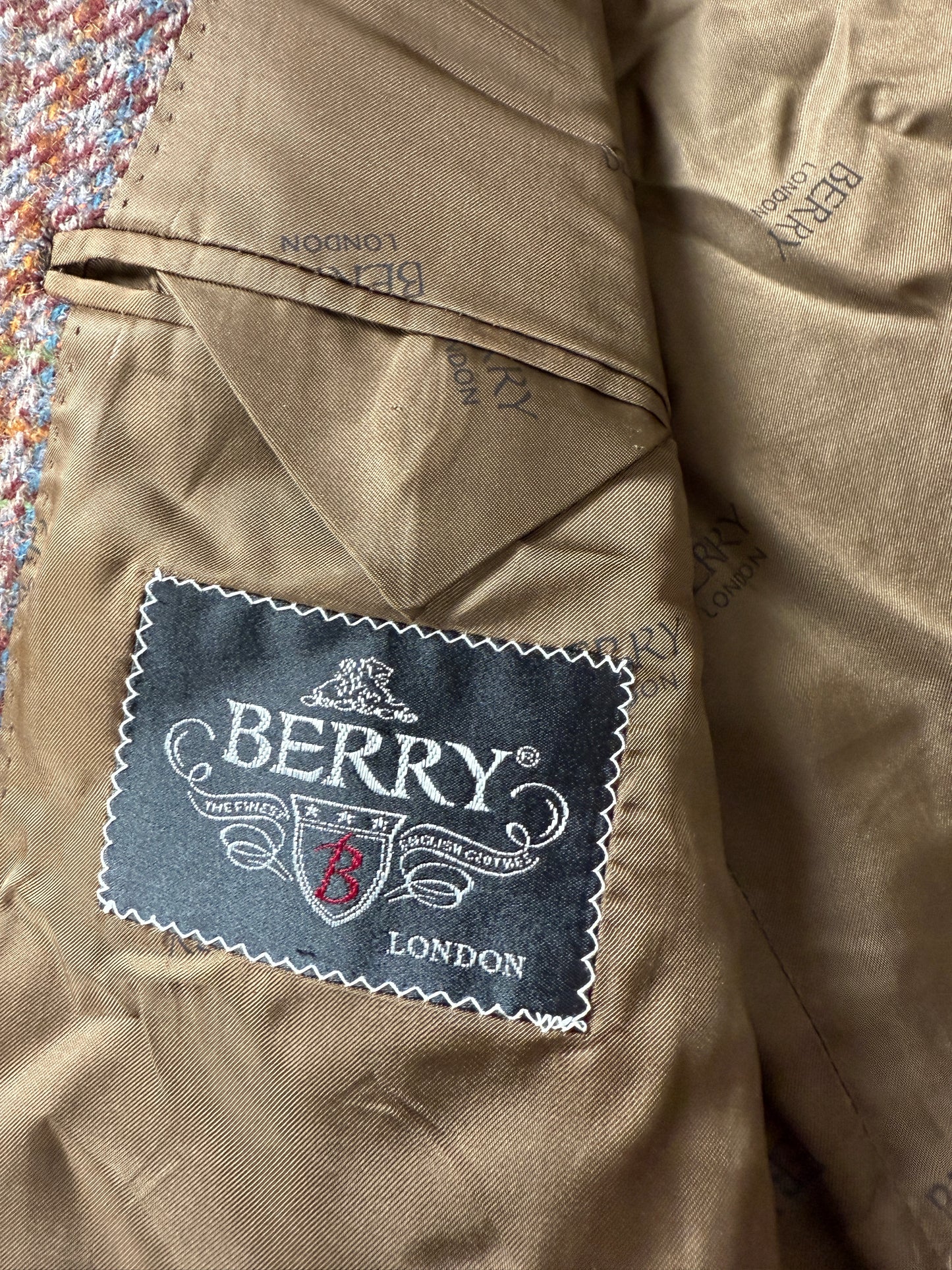 Giacca anni ‘80 in Harris Tweed shepherd’s check - tg. 48