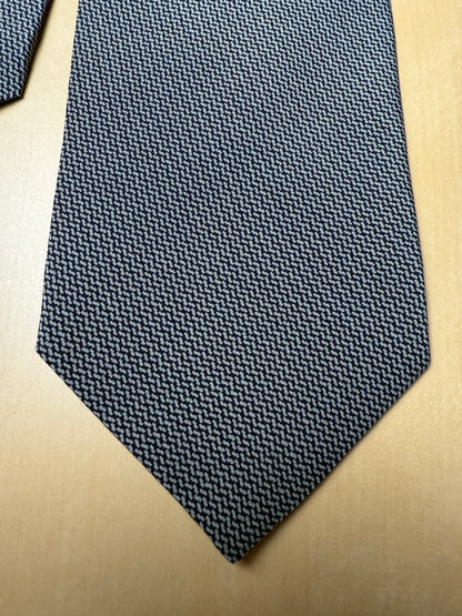 Cravatta Armani Collezioni anni ‘90 in crêpe di seta optical
