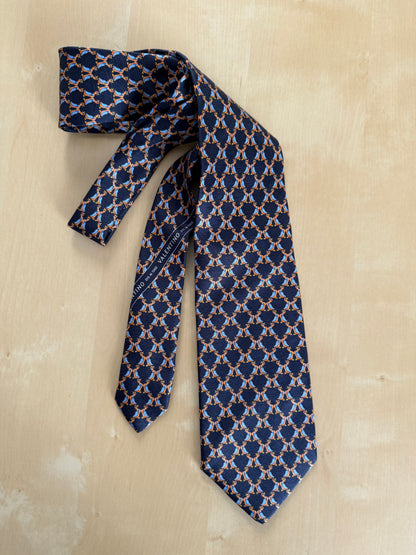 Cravatta Valentino con germani reali