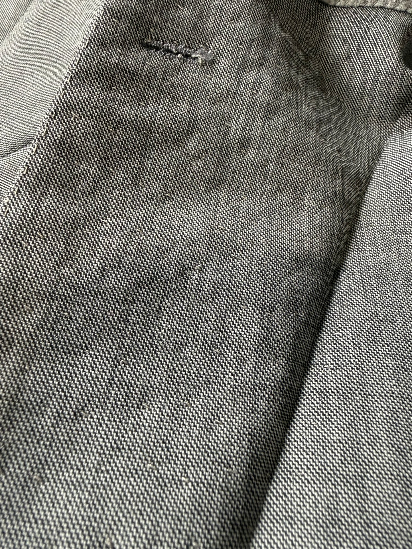 Giacca sartoriale anni '70 in grisaglia pettinata - tg. 50