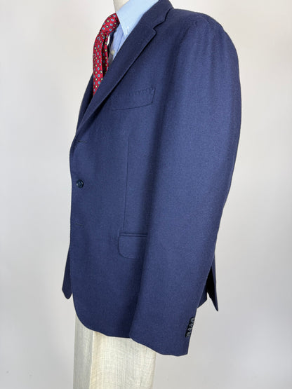 Giacca + panciotto De Paz flanella blu - tg. 54/56