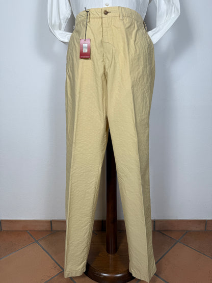 Completo estivo in puro cotone sfoderato color crema (NOS) - tg. 48/50