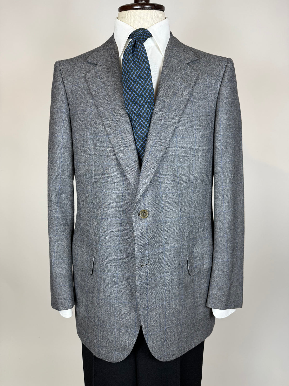 Giacca Brioni anni '80 flanella principe di Galles - tg. 52/54