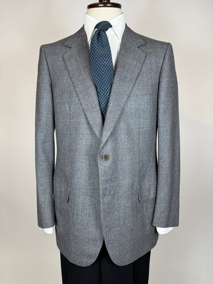 Giacca Brioni anni '80 flanella principe di Galles - tg. 52/54