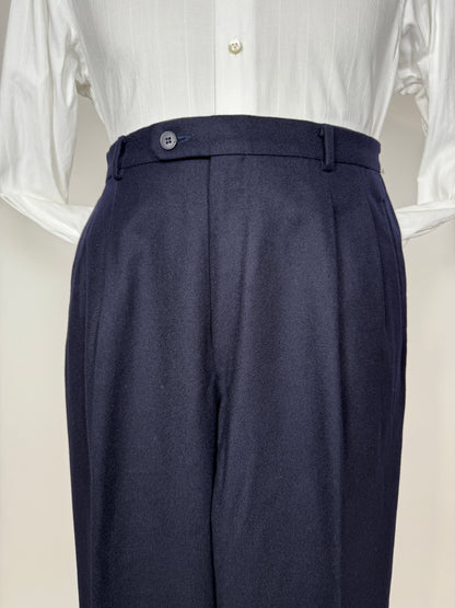Pantaloni in flanella blu - tg. 50