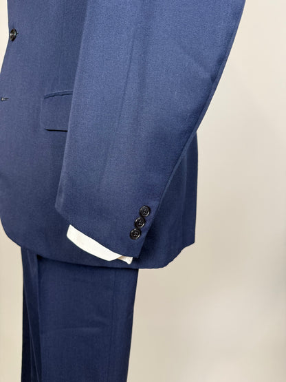 Completo anni ‘60 twill pettinato blu - tg. 48/50