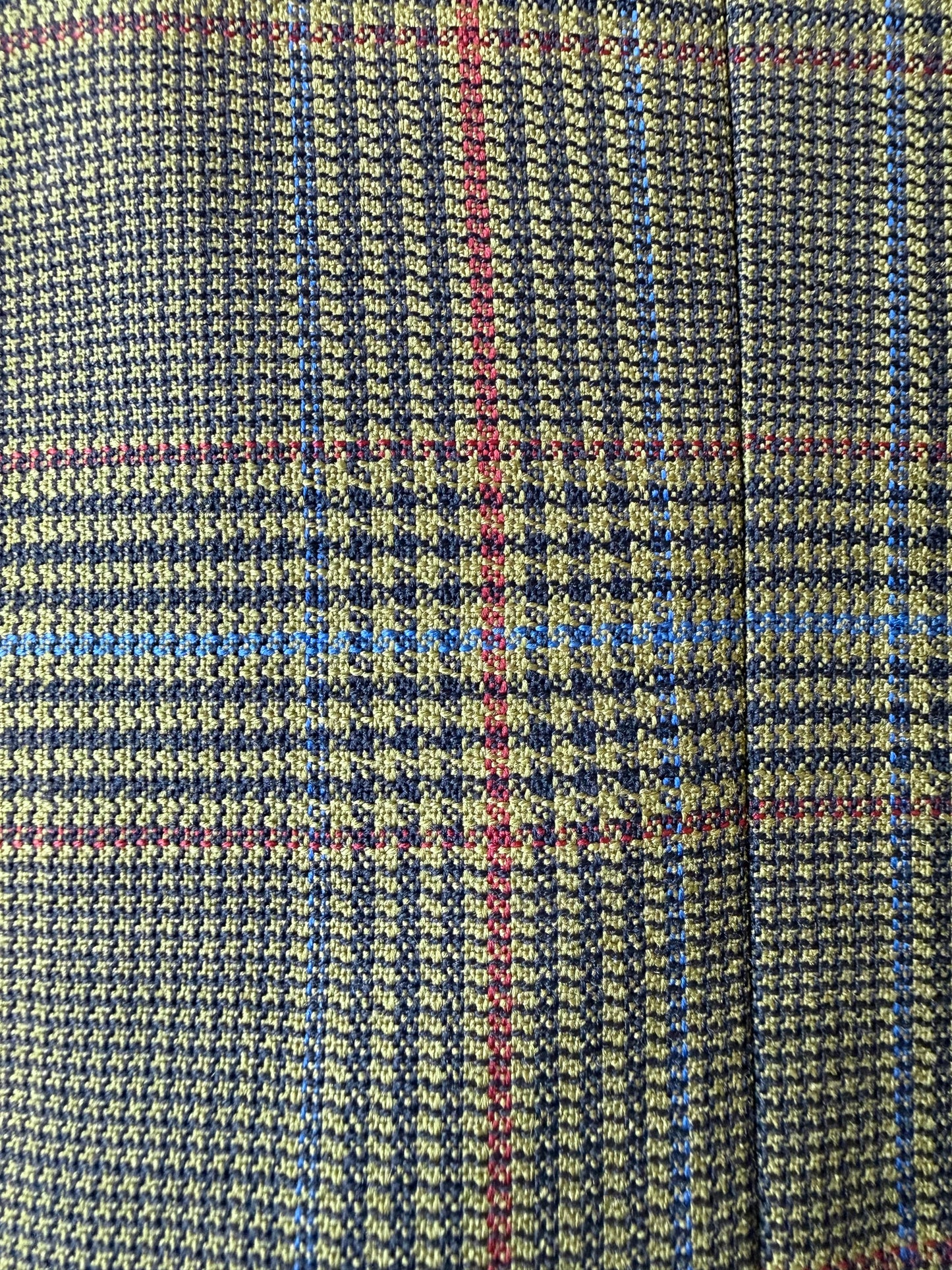 Giacca Valentino anni ‘80 hopsack principe di Galles verde - tg. 50/52