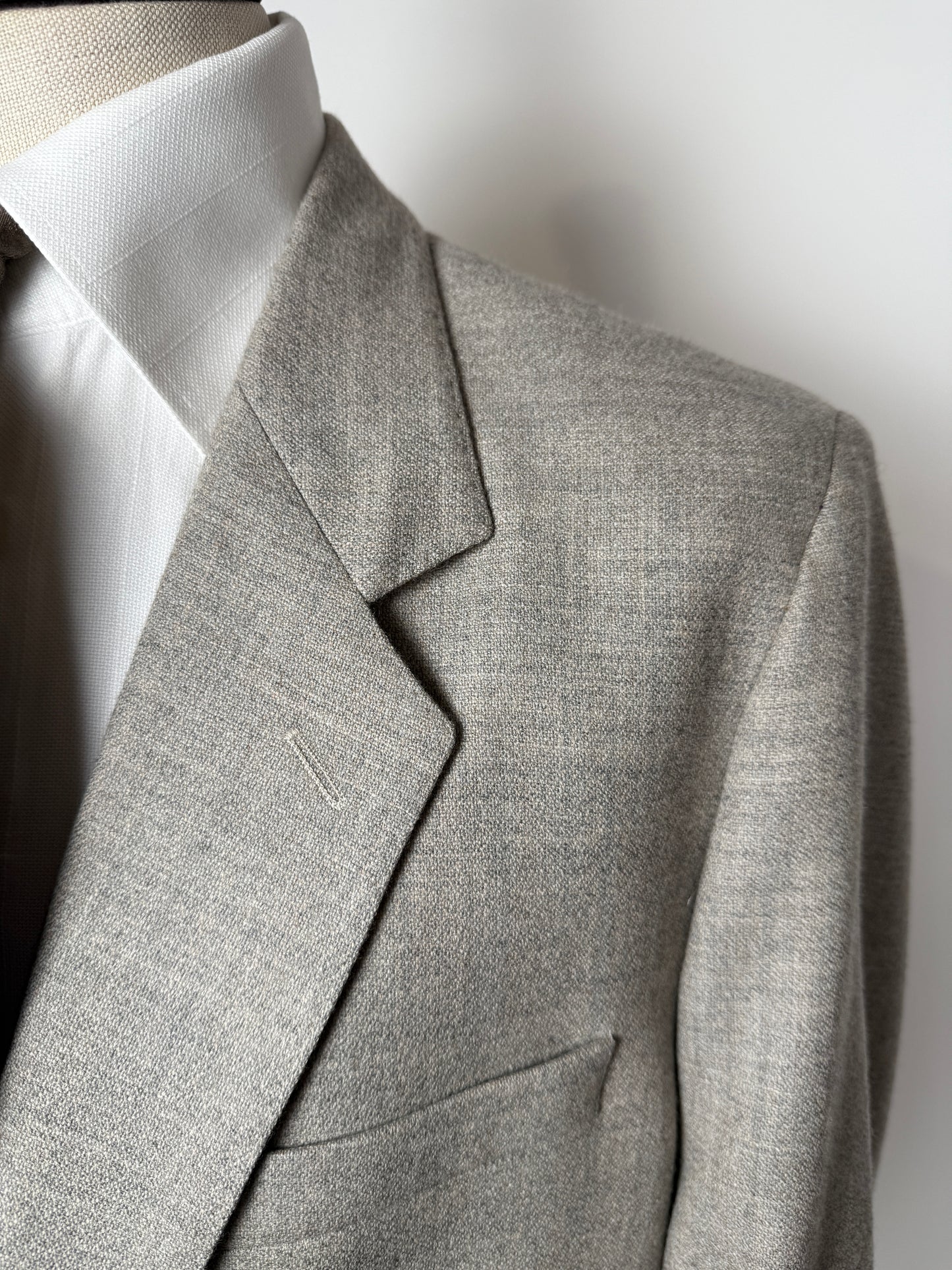 Completo anni ‘80 lana color avorio (NOS) - tg. 52/54