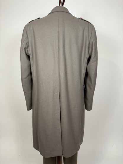 Cappotto De Paz doppiopetto grigio/cachi - tg. 56-58