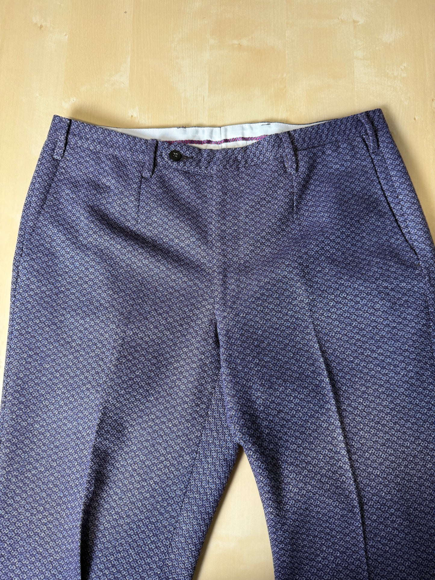 Completo anni ‘70 viola optical - tg. 44