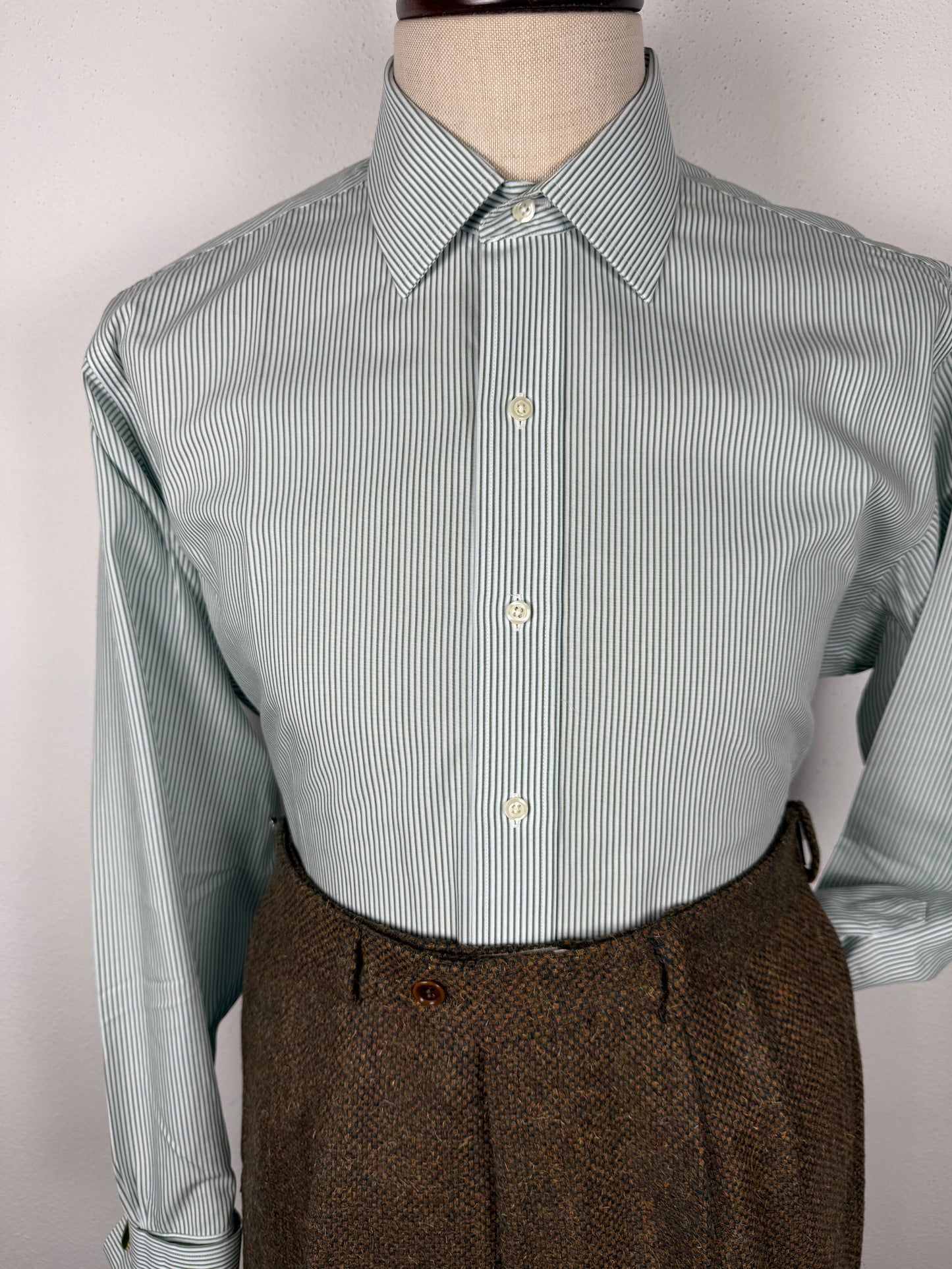 Camicia Brooks Brothers a righe con polsini da gemelli - tg. L collo 16 (42)