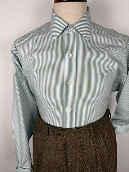 Camicia Brooks Brothers a righe con polsini da gemelli - tg. L collo 16 (42)