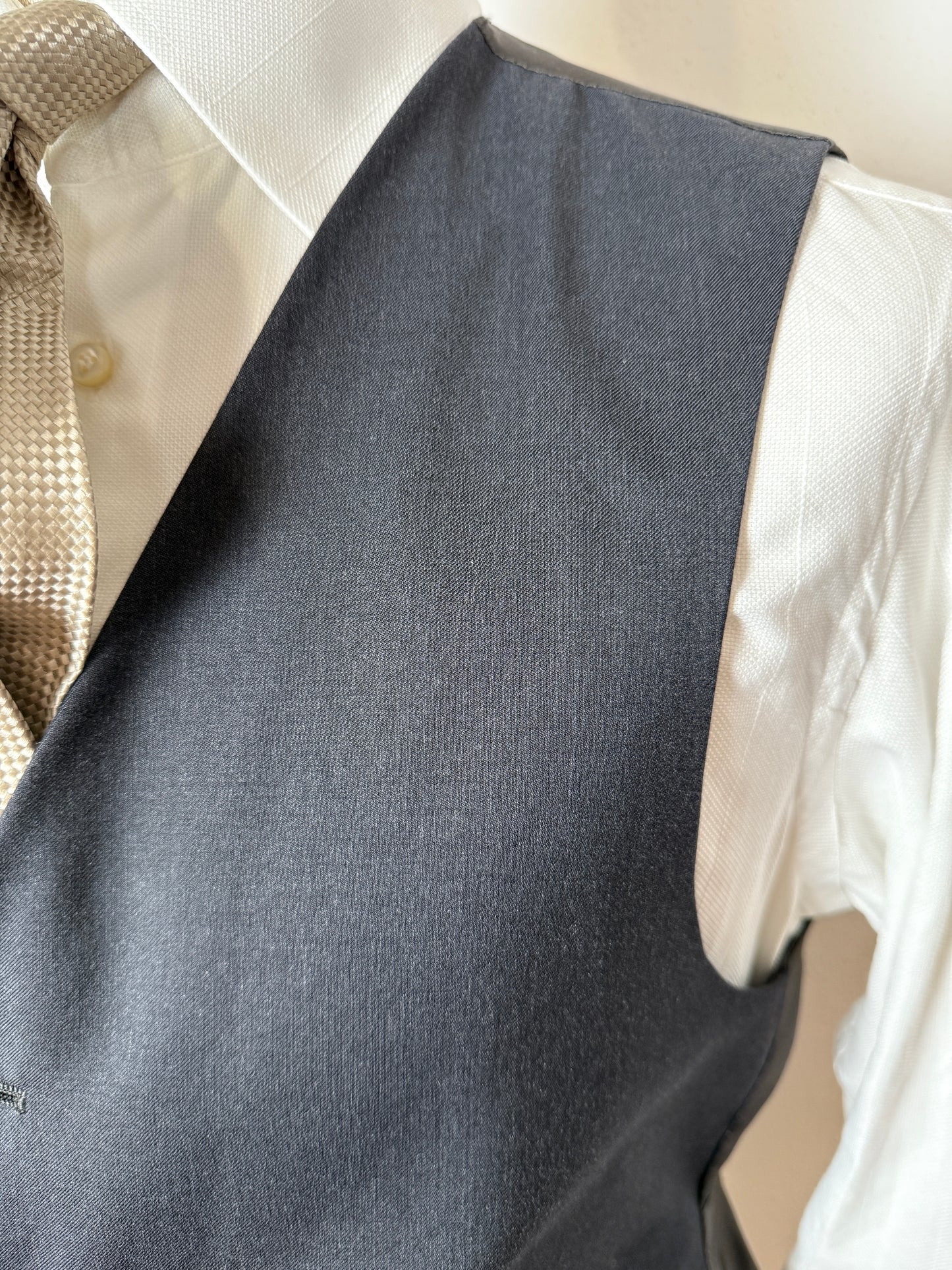 Panciotto in fresco lana grigio - tg. 48