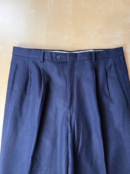 Pantaloni in flanella blu - tg. 50