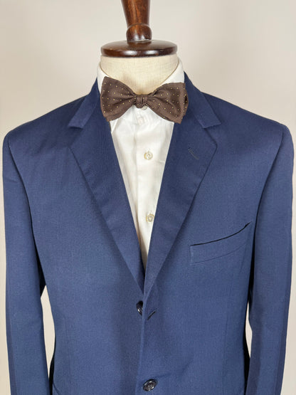 Completo anni ‘60 twill pettinato blu - tg. 48/50