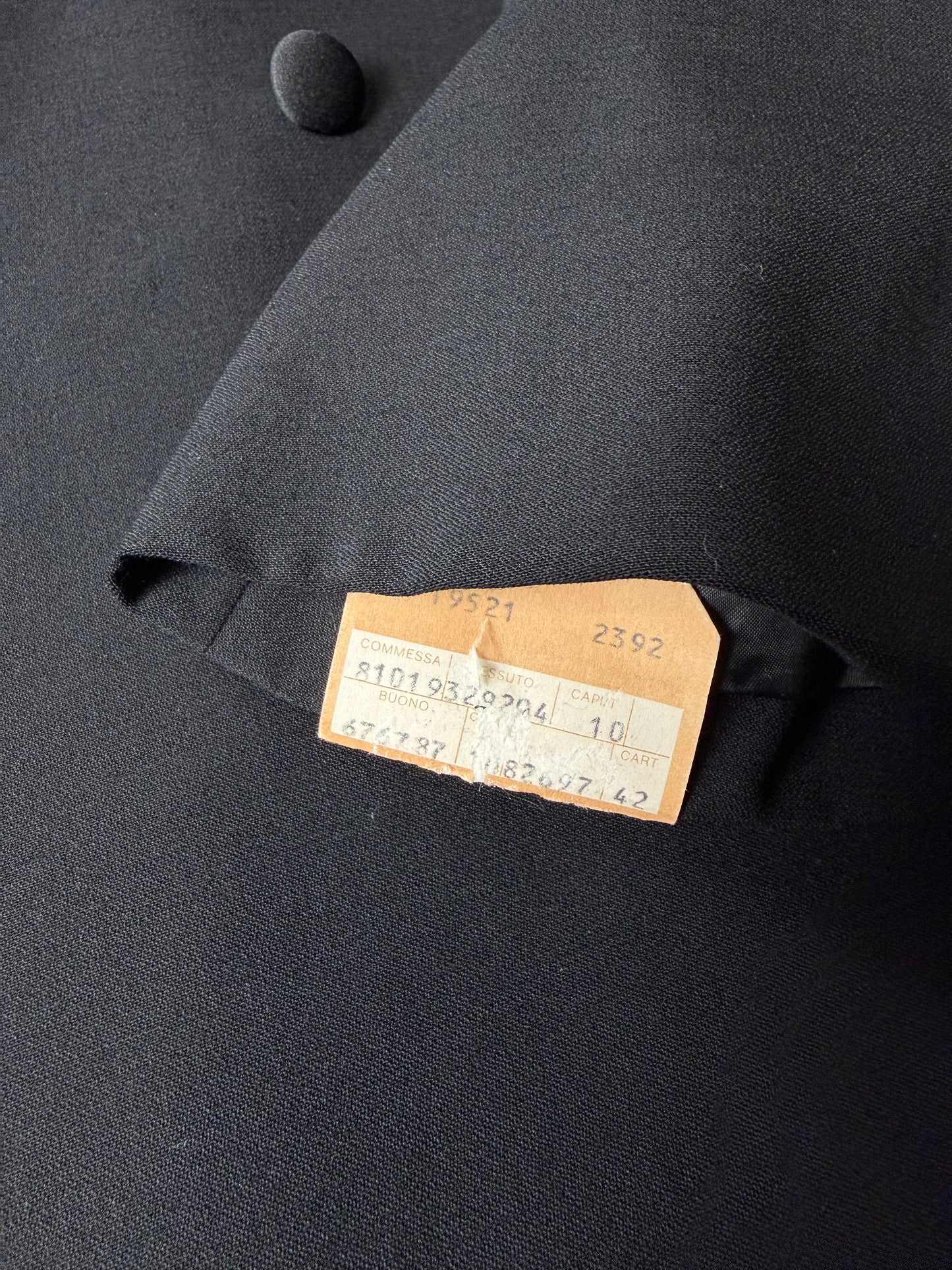 Smoking Emporio Armani doppiopetto anni ‘80/‘90 (NOS) - tg. 54 drop 7