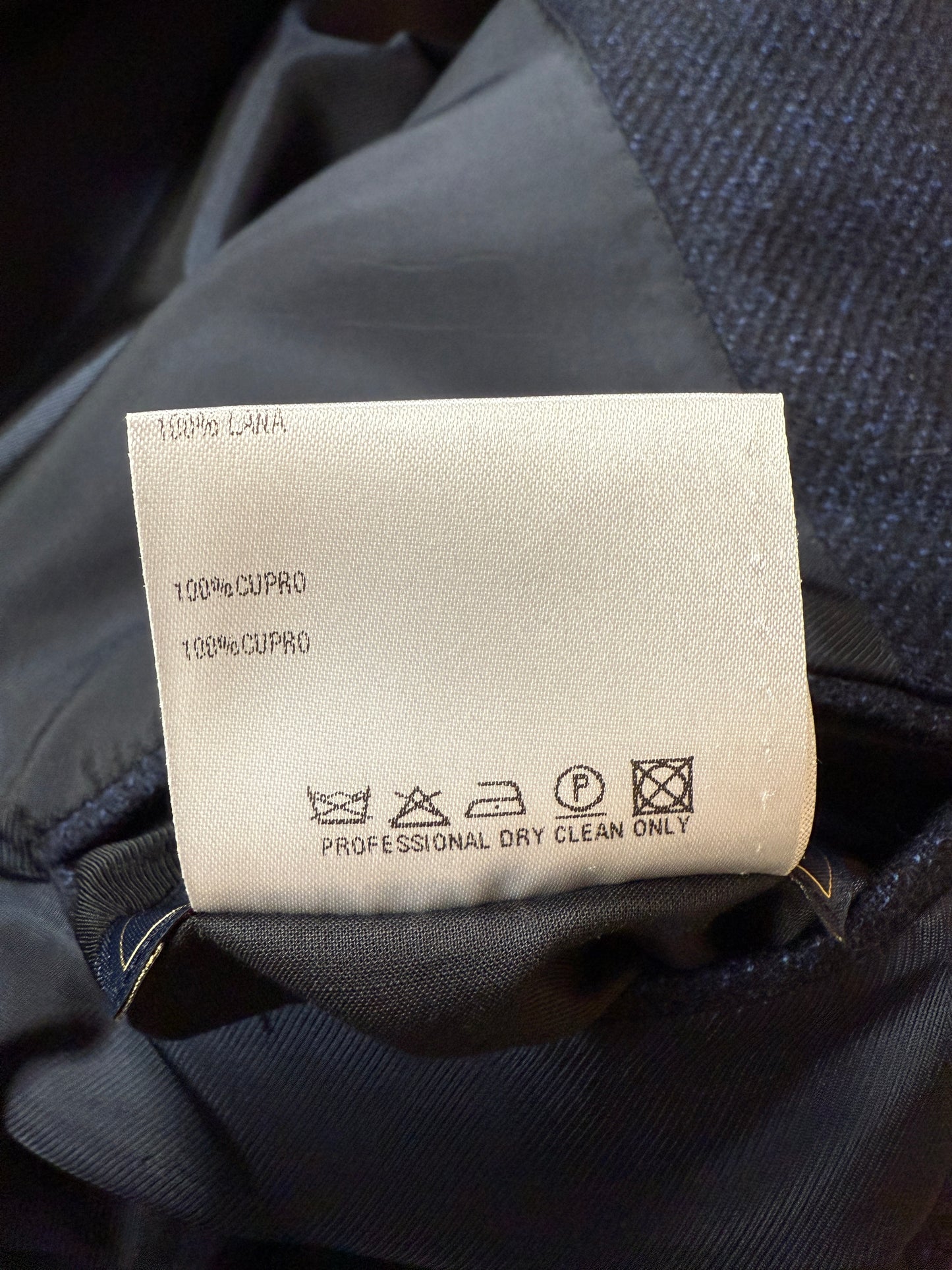 Giacca Caruso in panno blu - tg. 56/58