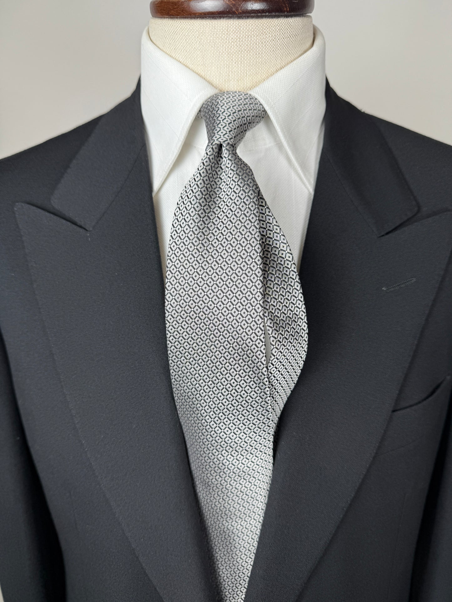 Cravatta Pierre Cardin optical grigio e nero