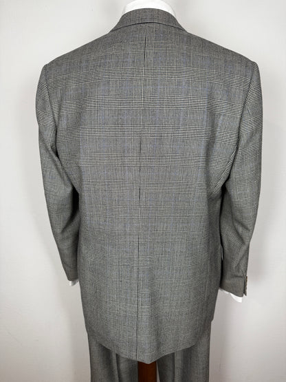 Completo anni ‘80 in flanella principe di Galles - tg. 50