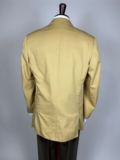 Giacca anni '80 estiva in cotone beige - tg. 48