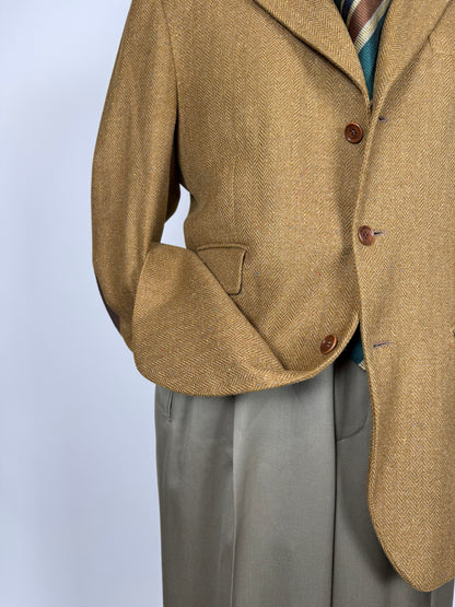 Giacca anni '90 100% cashmere donegal tess. Loro Piana - tg. 50/52
