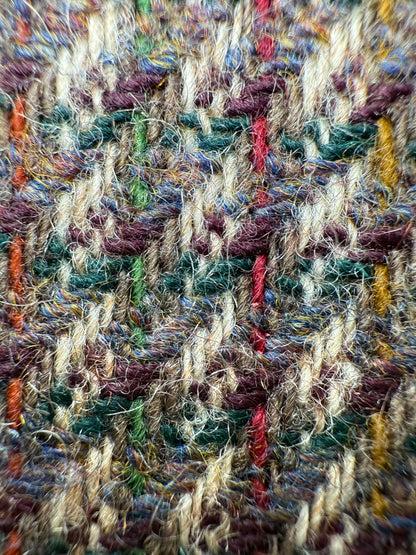 Giacca anni ‘70 in tweed multicolore - tg. 48/50