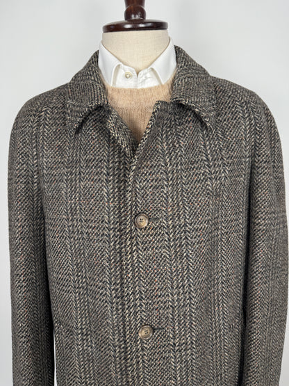 Cappotto raglan in tweed scozzese Crombie - tg. 50-52