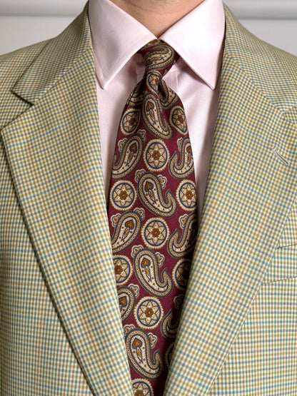 Cravatta Yves Saint Laurent paisley vintage