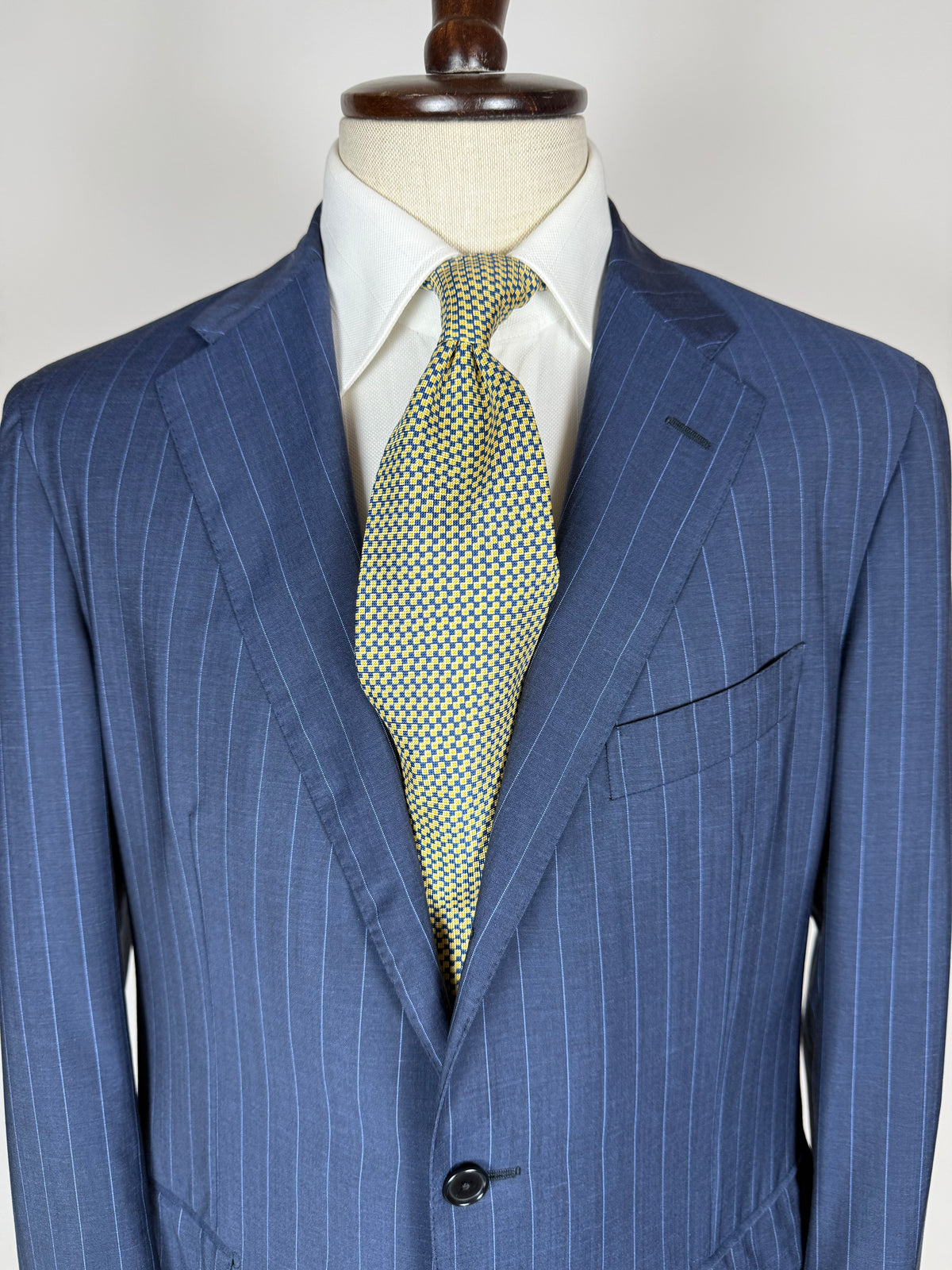 Completo Caruso tessuto Loro Piana lana mohair e seta - tg. 50
