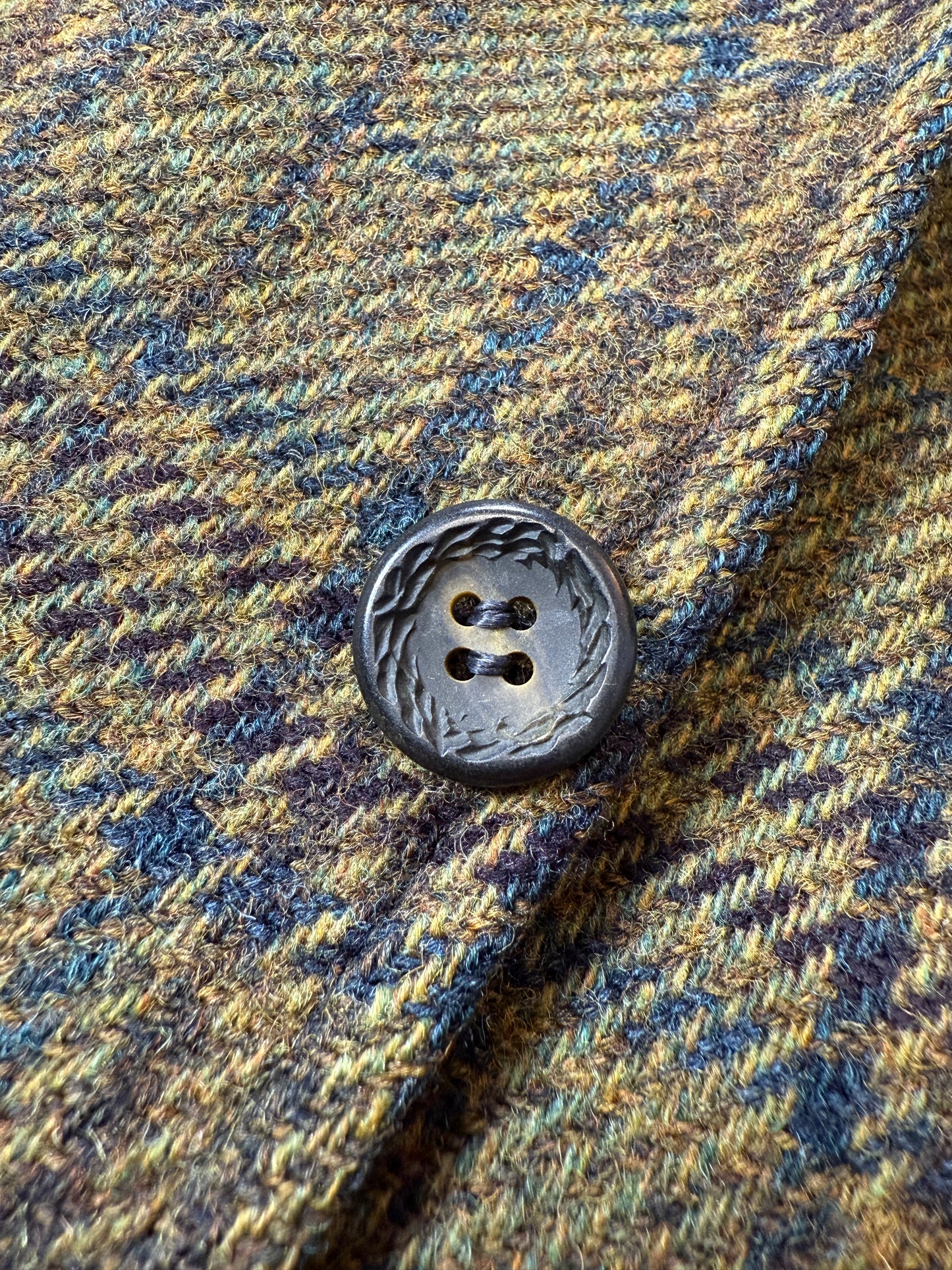 Giacca americana in tweed verde anni ‘60 - tg. 48/50